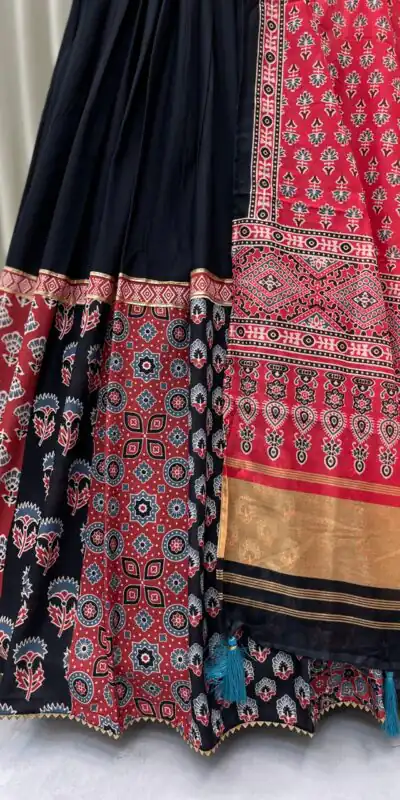 Black Rayon Print Lehenga Choli | Lehenga, Bollywood Lehenga, Creative Lehenga, Designer Lehenga, Embroidered Lehenga, Party Wear Lehenga