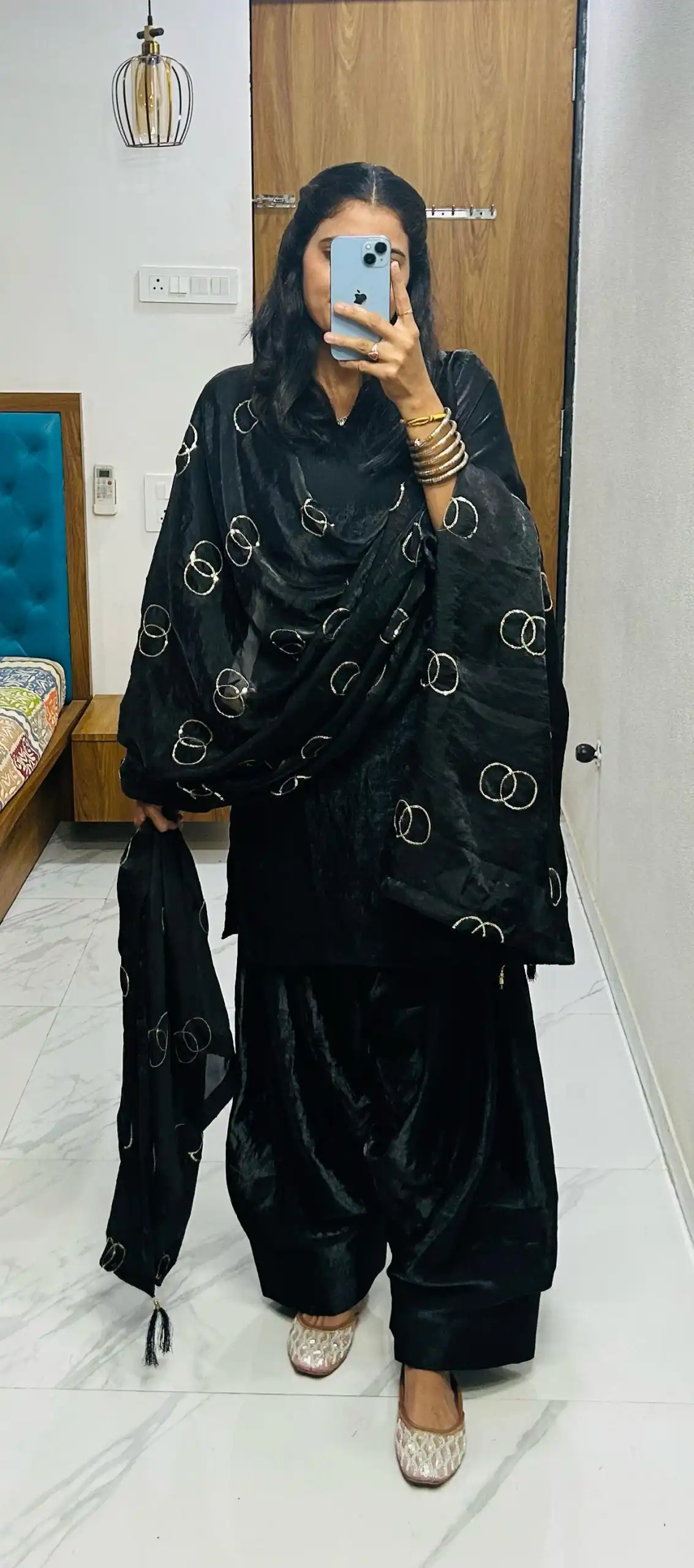 Black Silk Salwar Suit | Jump Suits, Salwar suit, Casual Suits, Creative suits, Designer Suits, Palazzo Suits, Party Wear Suits, Patiala Suits, Straight Suits