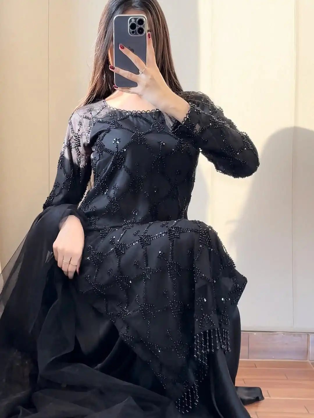 Black Soft Net Lace Embroidery Work Salwar Suit | Jump Suits, Salwar suit, Casual Suits, Creative suits, Designer Suits, Palazzo Suits, Party Wear Suits, Patiala Suits, Straight Suits