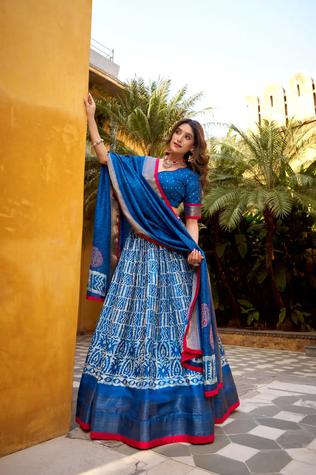 Blue Dola Silk Zari Weaving Work Lehenga Choli | Lehenga, Bollywood Lehenga, Creative Lehenga, Designer Lehenga, Embroidered Lehenga, Party Wear Lehenga