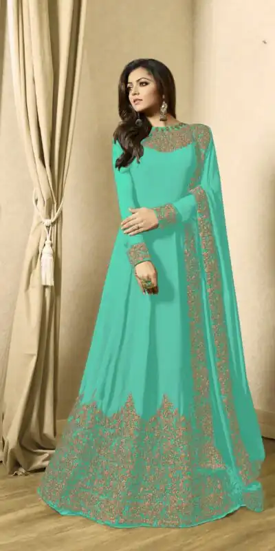 Blue Georgette Cording Sharara Suit | Jump Suits, Salwar suit, Casual Suits, Creative suits, Designer Suits, Palazzo Suits, Party Wear Suits, Patiala Suits, Straight Suits