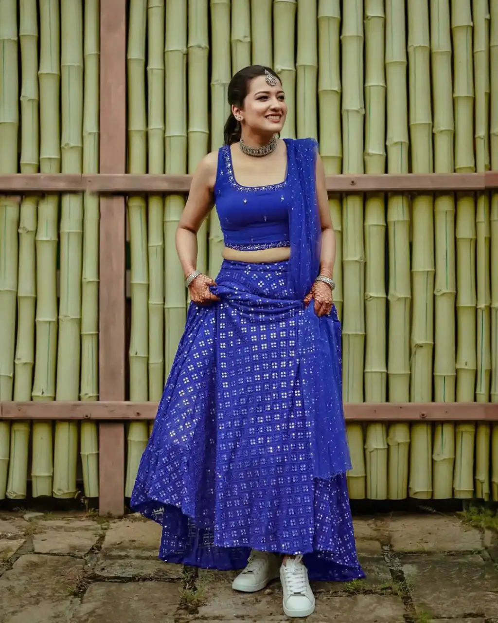 Blue Georgette Embroidery Work Lehenga Choli | Lehenga, Bollywood Lehenga, Creative Lehenga, Designer Lehenga, Embroidered Lehenga, Party Wear Lehenga