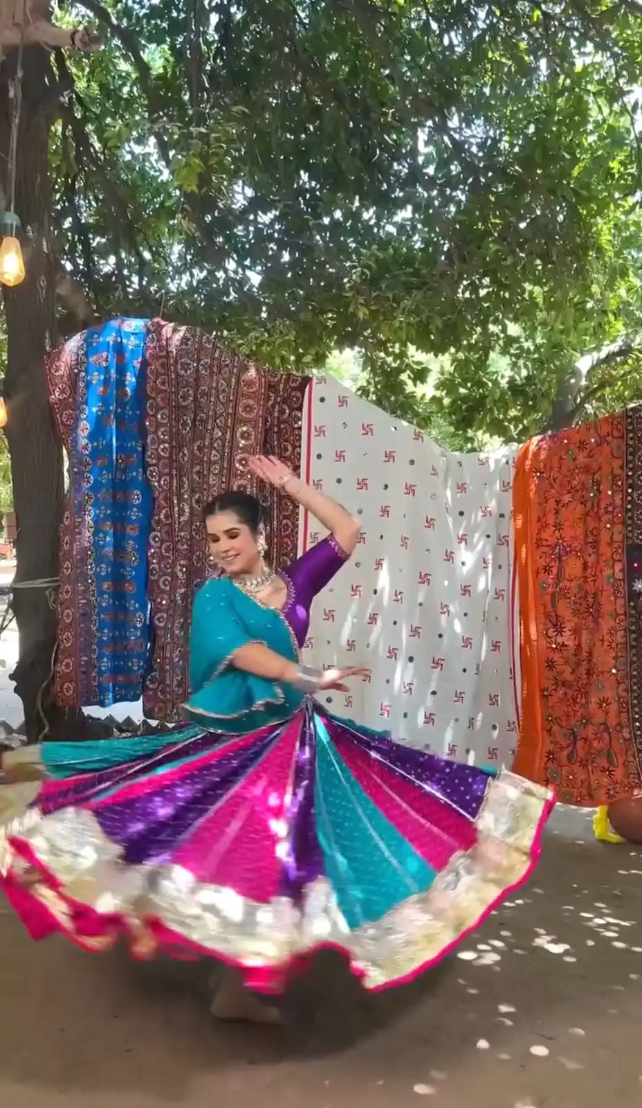 Blue Georgette Mirror Lace Khadi Print Lehenga Choli | Lehenga, Bollywood Lehenga, Creative Lehenga, Designer Lehenga, Embroidered Lehenga, Party Wear Lehenga