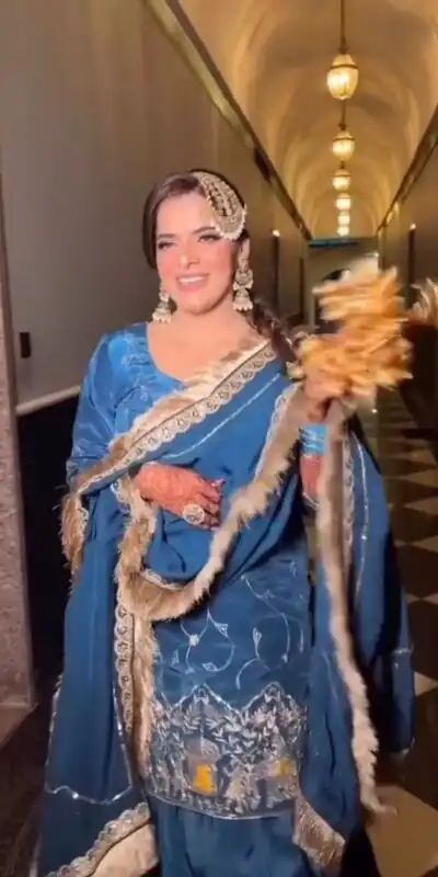 Blue Natural Crep Silk Bead Lace Work Salwar Suit | Jump Suits, Salwar suit, Casual Suits, Creative suits, Designer Suits, Palazzo Suits, Party Wear Suits, Patiala Suits, Straight Suits