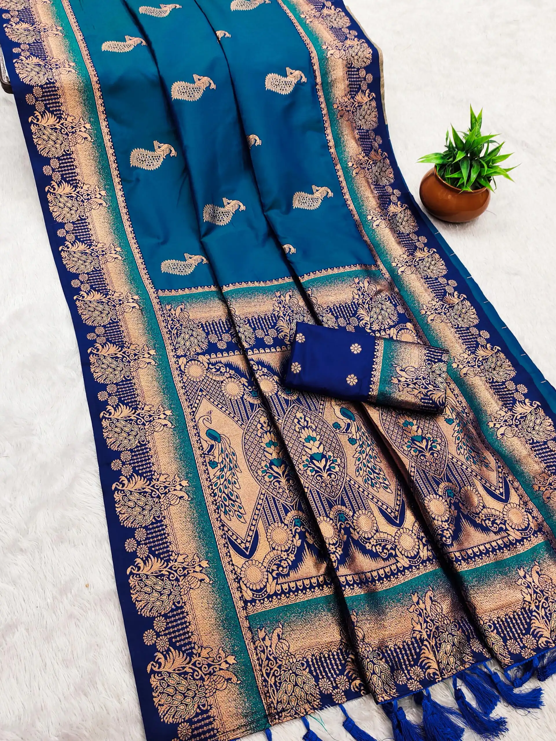 Blue Paithani Silk Zari Lace Work Saree | Sarees, Bollywood Sarees, Creative Sarees, Designer Sarees, Embroidered Sarees, Ethnic Saree, Modern Digital sarees, Party Wear Sarees