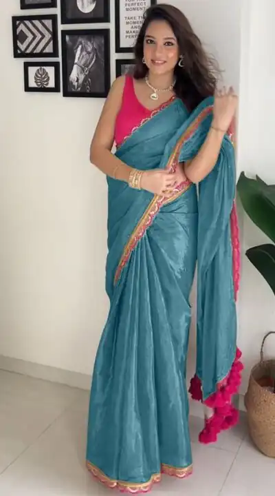 Blue Pure Erode Silk Saree | Sarees, Bollywood Sarees, Creative Sarees, Designer Sarees, Embroidered Sarees, Ethnic Saree, Modern Digital sarees, Party Wear Sarees