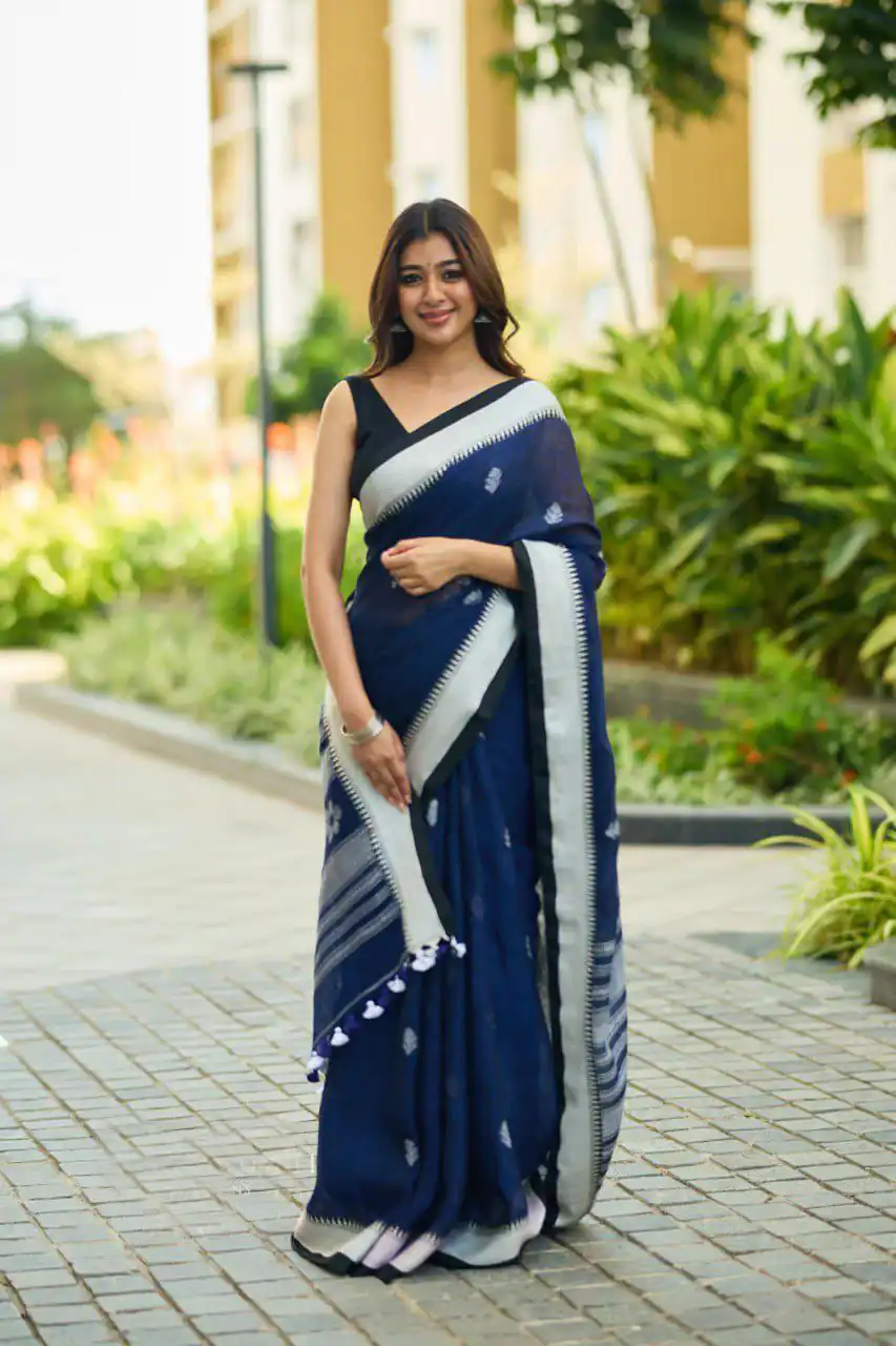 Blue Soft Lilan Slab Lace Border Saree | Sarees, Bollywood Sarees, Creative Sarees, Designer Sarees, Embroidered Sarees, Ethnic Saree, Modern Digital sarees, Party Wear Sarees