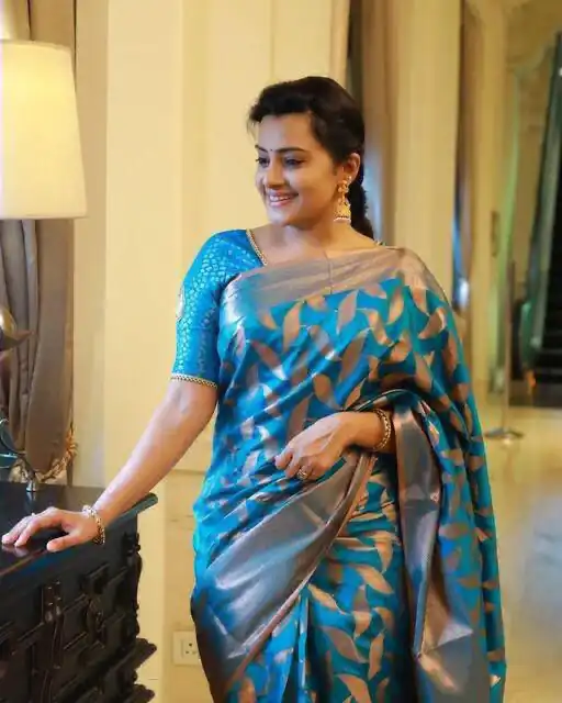 Blue Soft Silk Cloth Jacquard All Over Saree | Sarees, Bollywood Sarees, Creative Sarees, Designer Sarees, Embroidered Sarees, Ethnic Saree, Modern Digital sarees, Party Wear Sarees