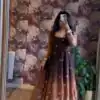 Brown Chinon Silk Thread Work Salwar Suit | Jump Suits, Salwar suit, Casual Suits, Creative suits, Designer Suits, Palazzo Suits, Party Wear Suits, Patiala Suits, Straight Suits