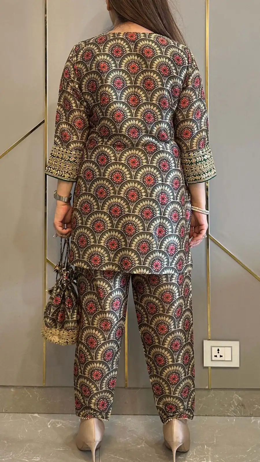 Brown Mul Cotton Lace Embroidery Work Salwar Suit | Jump Suits, Salwar suit, Casual Suits, Creative suits, Designer Suits, Palazzo Suits, Party Wear Suits, Patiala Suits, Straight Suits
