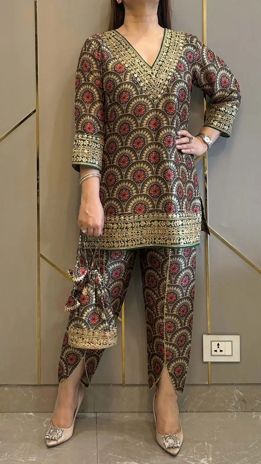 Brown Mul Cotton Lace Embroidery Work Salwar Suit | Jump Suits, Salwar suit, Casual Suits, Creative suits, Designer Suits, Palazzo Suits, Party Wear Suits, Patiala Suits, Straight Suits