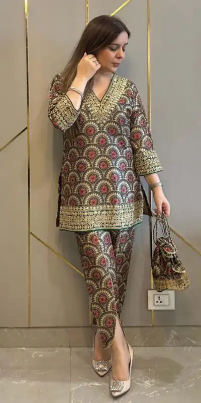 Brown Mul Cotton Lace Embroidery Work Salwar Suit | Jump Suits, Salwar suit, Casual Suits, Creative suits, Designer Suits, Palazzo Suits, Party Wear Suits, Patiala Suits, Straight Suits