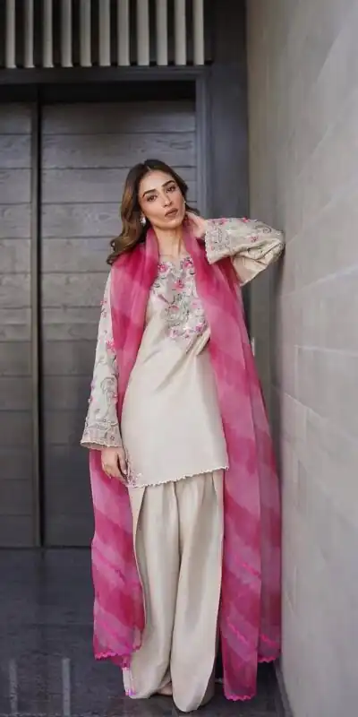 Chiku French Crape With Embroidery Work Salwar Suit | Jump Suits, Salwar suit, Casual Suits, Creative suits, Designer Suits, Palazzo Suits, Party Wear Suits, Patiala Suits, Straight Suits