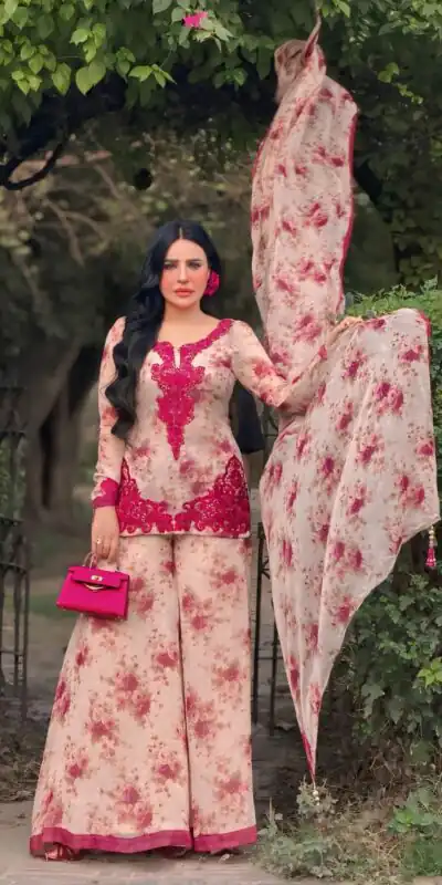 SRK 5352 Red Color Faux Georgette Salwar Suit with Designer Work. Affordable Price ₹2049. Delivery 4-6 Working Days. Shop now. | Jump Suits, Salwar suit, Casual Suits, Creative suits, Designer Suits, Palazzo Suits, Party Wear Suits, Patiala Suits, Straight Suits