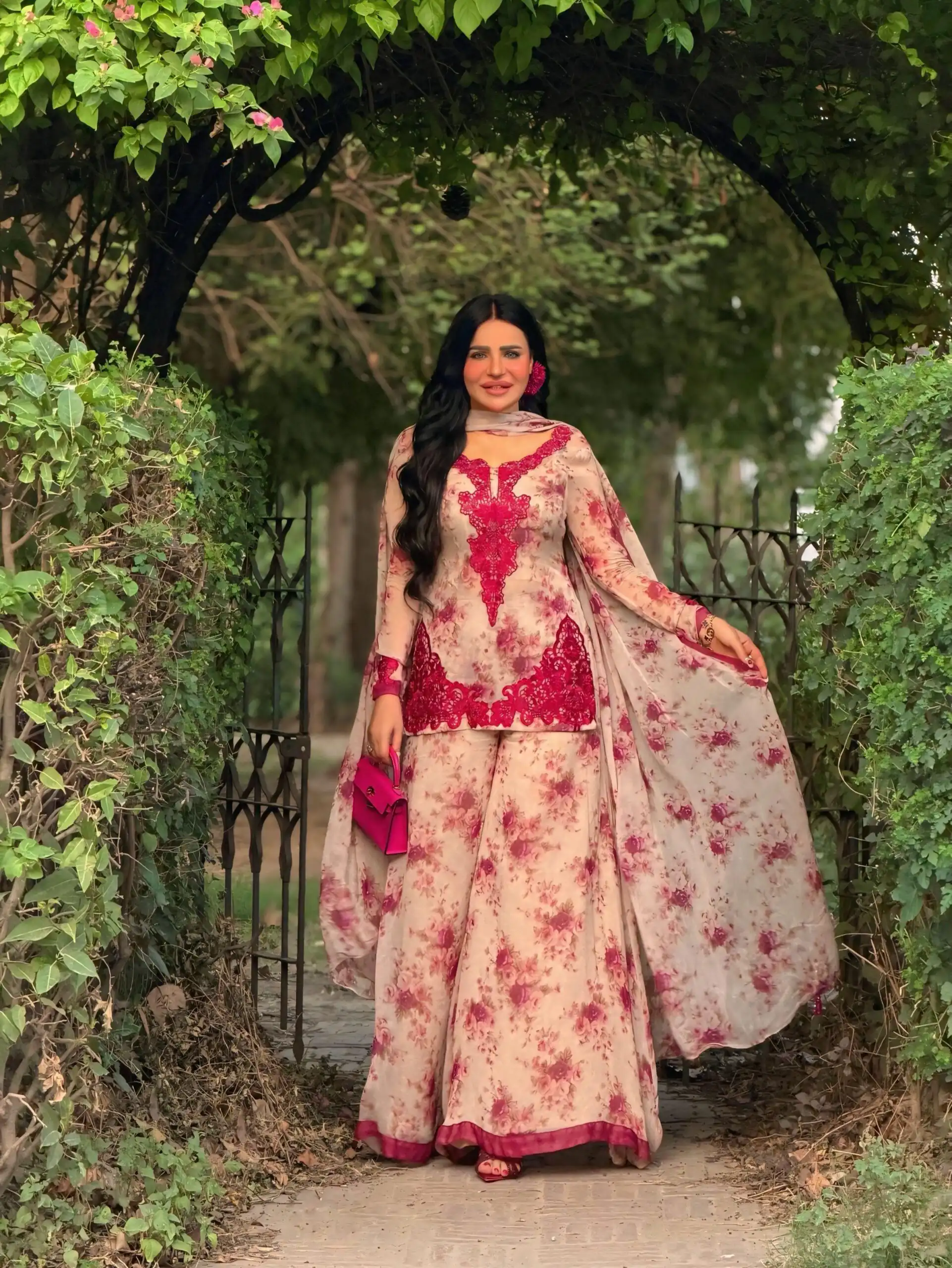 SRK 5352 Red Color Faux Georgette Salwar Suit with Designer Work. Affordable Price ₹2049. Delivery 4-6 Working Days. Shop now. | Jump Suits, Salwar suit, Casual Suits, Creative suits, Designer Suits, Palazzo Suits, Party Wear Suits, Patiala Suits, Straight Suits