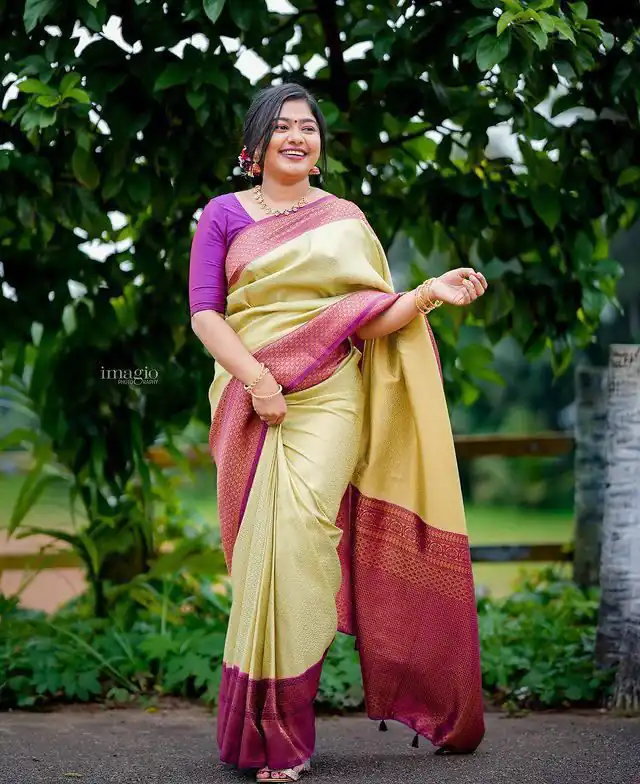 Cream Lichi Silk Lace Border Work Saree | Sarees, Bollywood Sarees, Creative Sarees, Designer Sarees, Embroidered Sarees, Ethnic Saree, Modern Digital sarees, Party Wear Sarees