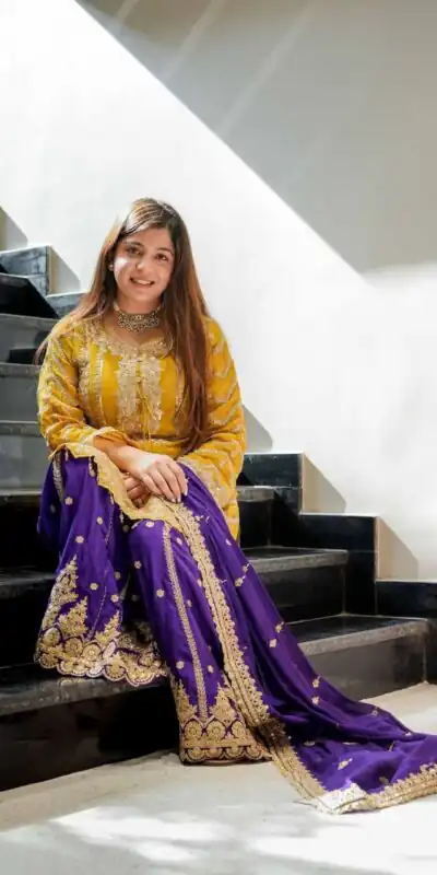 Darling Yellow Chinon Silk Embroider Work Salwar Suit | Jump Suits, Salwar suit, Casual Suits, Creative suits, Designer Suits, Palazzo Suits, Party Wear Suits, Patiala Suits, Straight Suits