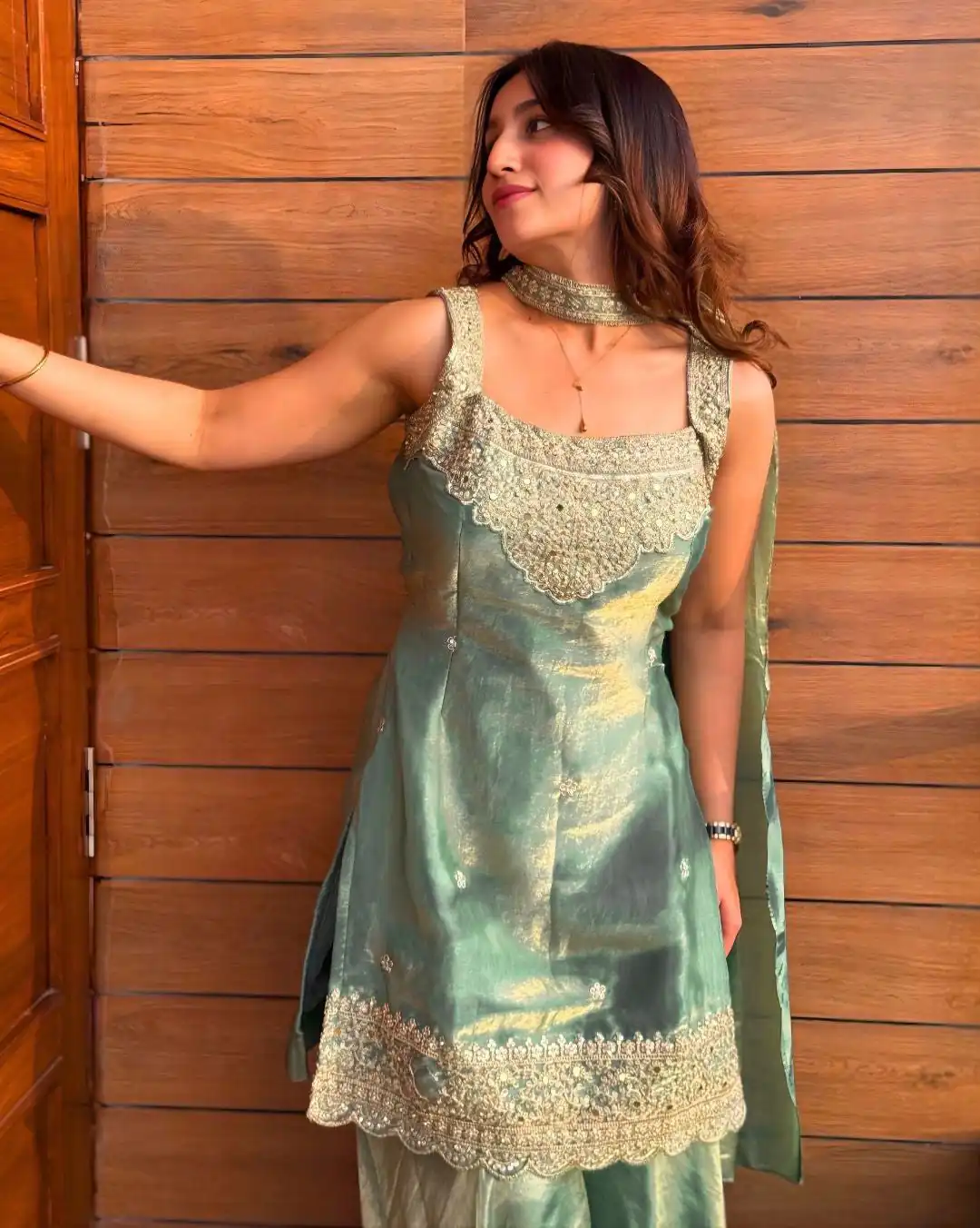 NF 1284 Green Fandy Silk Salwar Suit with Embroidery Work. Wedding, Party, Festive, Events Now at just ₹1999. Delivery 4-6 Working Days. Shop now. | Jump Suits, Salwar suit, Casual Suits, Creative suits, Designer Suits, Palazzo Suits, Party Wear Suits, Patiala Suits, Straight Suits