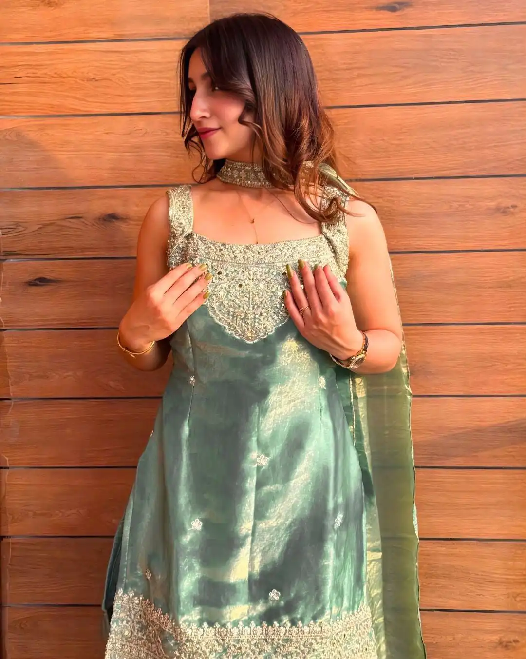 NF 1284 Green Fandy Silk Salwar Suit with Embroidery Work. Wedding, Party, Festive, Events Now at just ₹1999. Delivery 4-6 Working Days. Shop now. | Jump Suits, Salwar suit, Casual Suits, Creative suits, Designer Suits, Palazzo Suits, Party Wear Suits, Patiala Suits, Straight Suits
