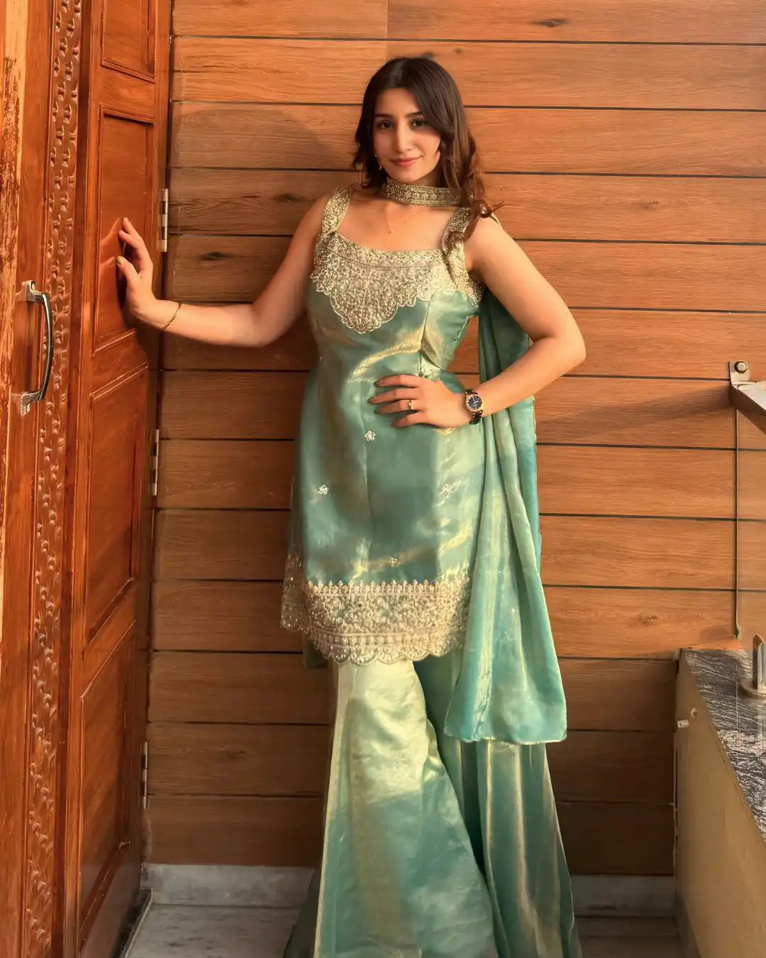 NF 1284 Green Fandy Silk Salwar Suit with Embroidery Work. Wedding, Party, Festive, Events Now at just ₹1999. Delivery 4-6 Working Days. Shop now. | Jump Suits, Salwar suit, Casual Suits, Creative suits, Designer Suits, Palazzo Suits, Party Wear Suits, Patiala Suits, Straight Suits