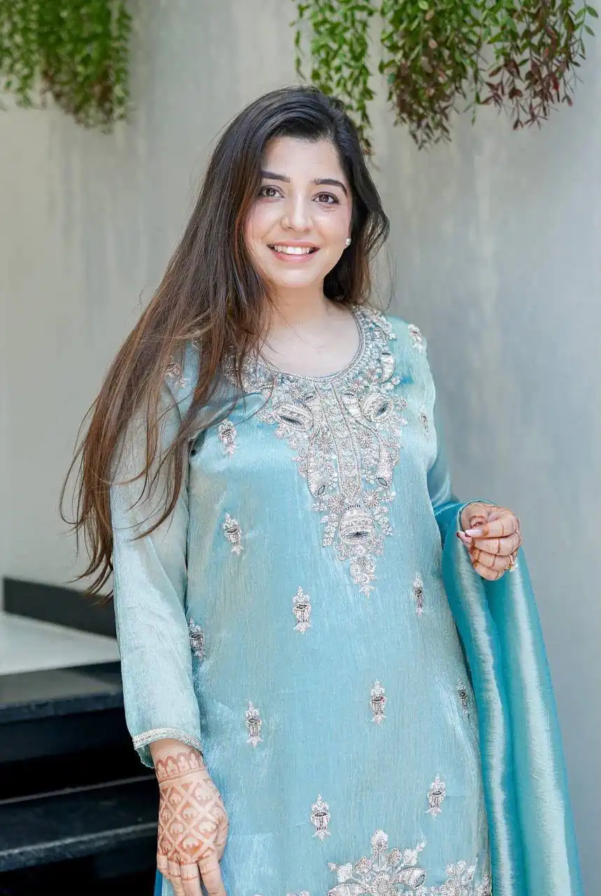 DC 114 Blue Fandy Satin Salwar Suit with Embroidery Work & Lace Work. Exclusive Offer ₹1899. Delivery 4-6 Working Days. Shop now. | Jump Suits, Salwar suit, Casual Suits, Creative suits, Designer Suits, Palazzo Suits, Party Wear Suits, Patiala Suits, Straight Suits
