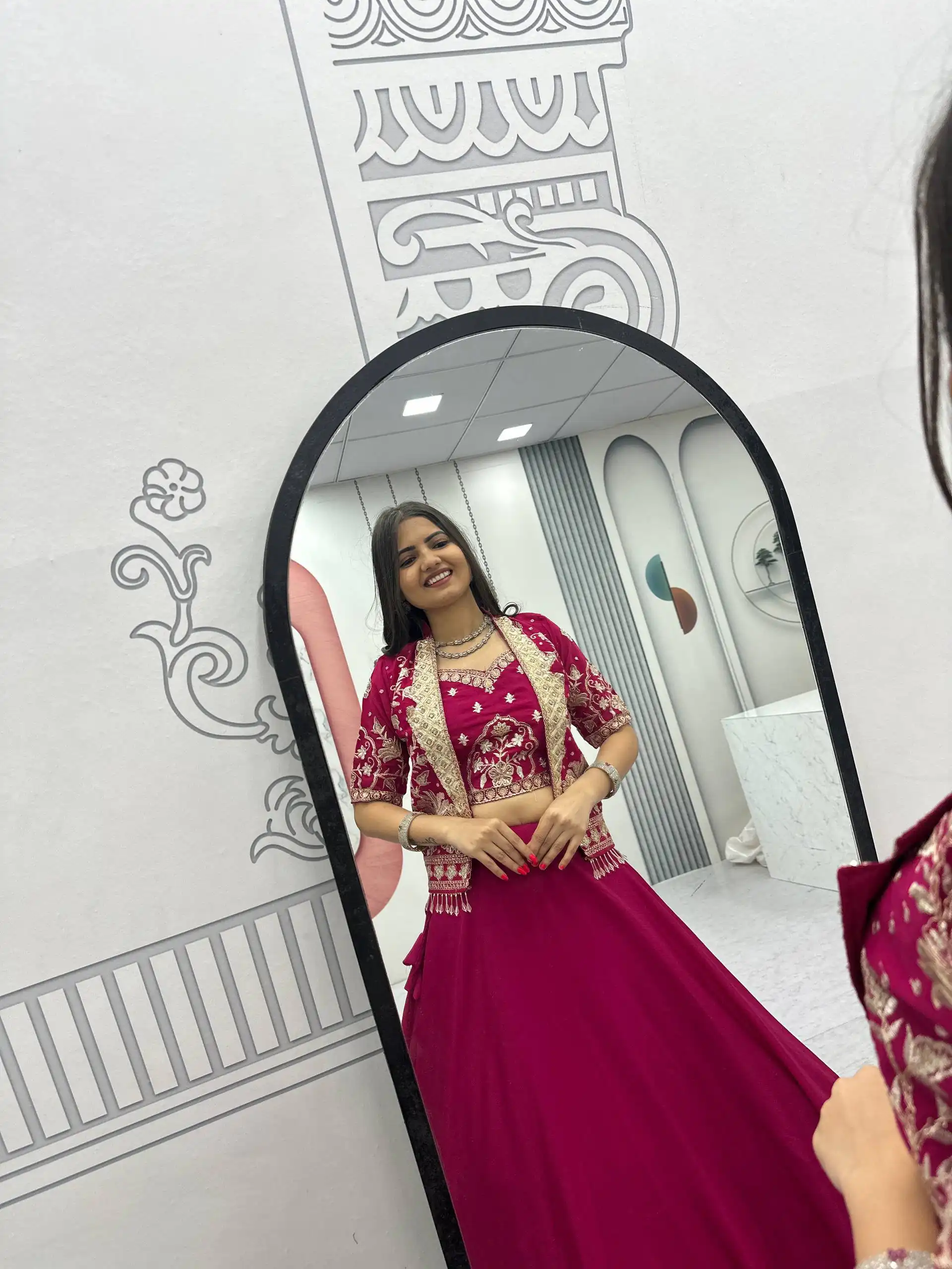 PC 566 Pink Color Chinon silk Lehenga Choli with Cut Work. Special Online Price ₹2649. Delivery 4-6 Working Days. Shop now. | Lehenga, Bollywood Lehenga, Creative Lehenga, Designer Lehenga, Embroidered Lehenga, Party Wear Lehenga