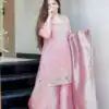 DC 114 Pink Fandy Satin Salwar Suit with Embroidery Work & Lace Work. Exclusive Offer ₹1899. Delivery 4-6 Working Days. Shop now. | Jump Suits, Salwar suit, Casual Suits, Creative suits, Designer Suits, Palazzo Suits, Party Wear Suits, Patiala Suits, Straight Suits