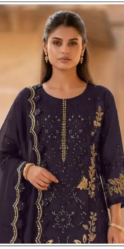 FC 1220 Wine Crunchy Salwar Suit with Embroidery Work. Wedding, Party, Festive, Events Grab it for ₹2149. Delivery 4-6 Working Days. Shop now. | Jump Suits, Salwar suit, Casual Suits, Creative suits, Designer Suits, Palazzo Suits, Party Wear Suits, Patiala Suits, Straight Suits