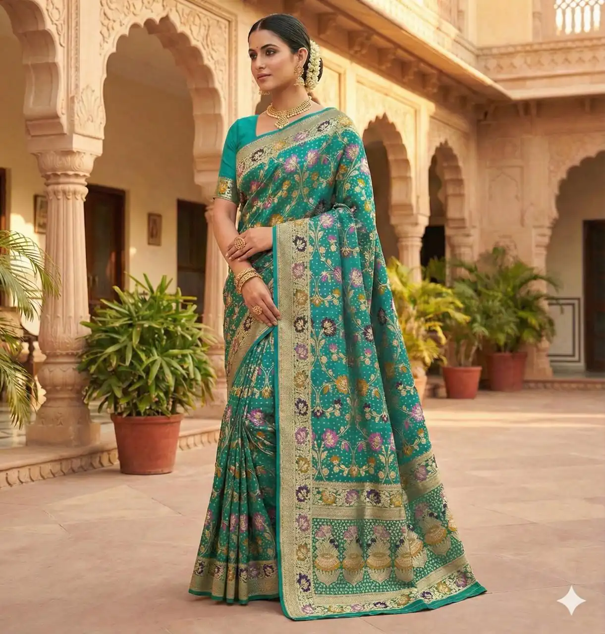 Firozi Banarasi Silk Zari Work All Over Saree | Sarees, Bollywood Sarees, Creative Sarees, Designer Sarees, Embroidered Sarees, Ethnic Saree, Modern Digital sarees, Party Wear Sarees