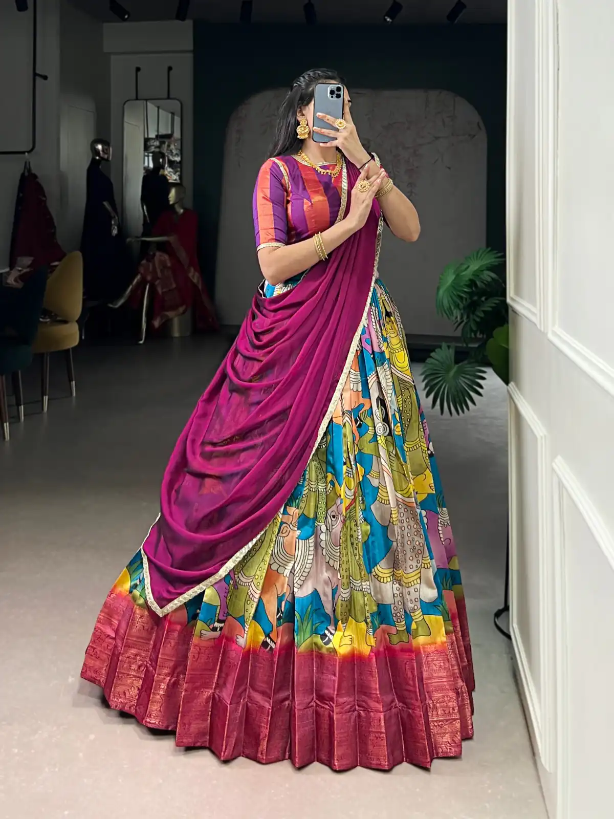 Firozi Dola Silk Sequins Zari Work Lehenga Choli | Lehenga, Bollywood Lehenga, Creative Lehenga, Designer Lehenga, Embroidered Lehenga, Party Wear Lehenga