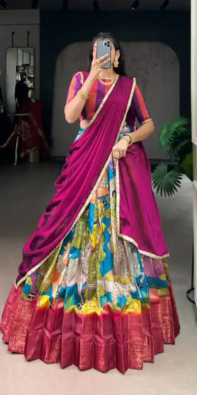 Firozi Dola Silk Sequins Zari Work Lehenga Choli | Lehenga, Bollywood Lehenga, Creative Lehenga, Designer Lehenga, Embroidered Lehenga, Party Wear Lehenga