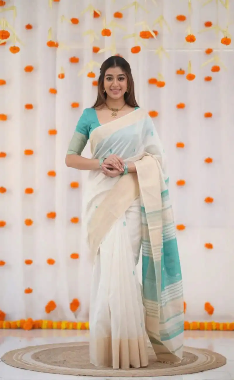 Firozi Soft Lilan Slab Lace Border Work Saree | Sarees, Bollywood Sarees, Creative Sarees, Designer Sarees, Embroidered Sarees, Ethnic Saree, Modern Digital sarees, Party Wear Sarees