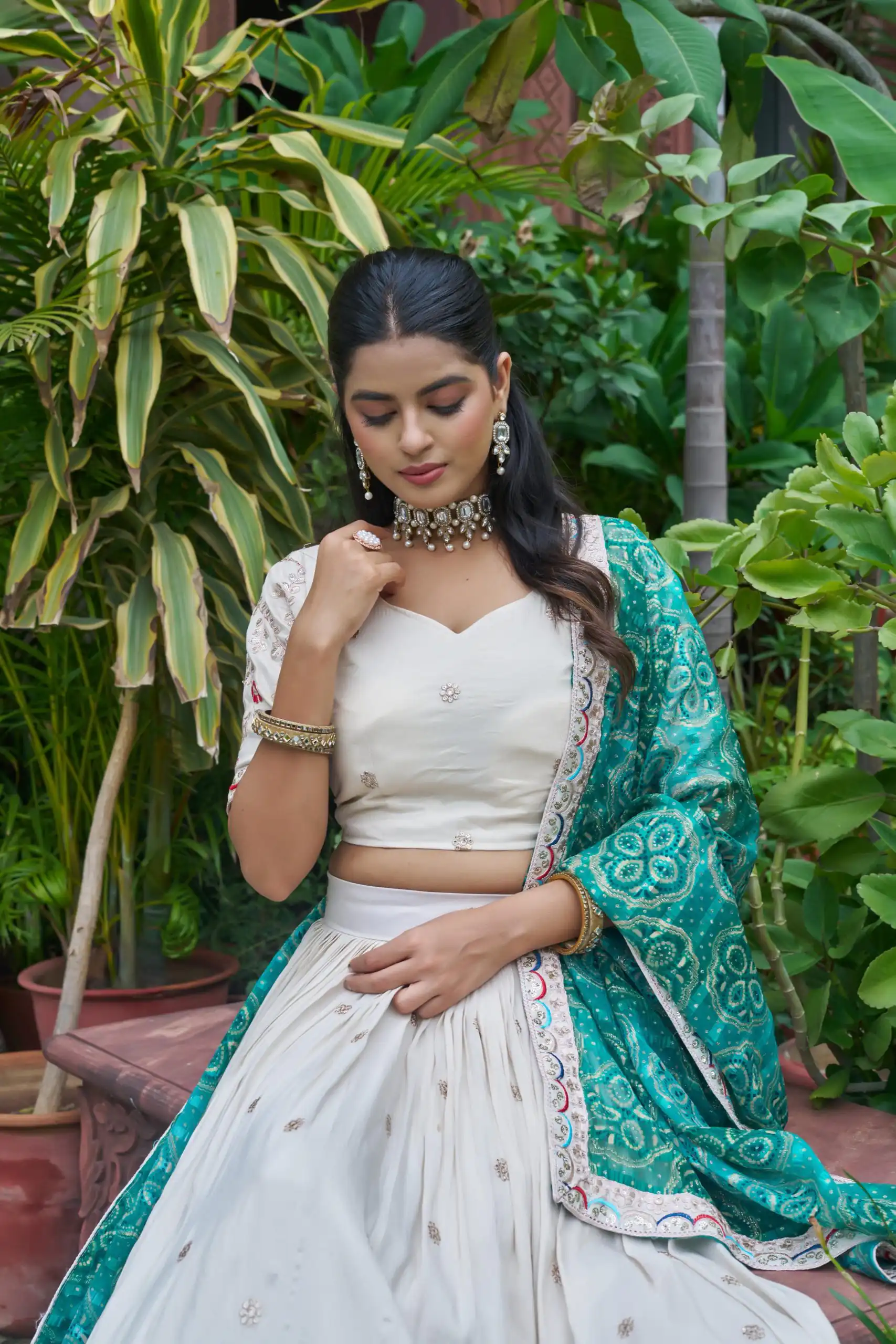 Firozi Tissue Silk Embroidery Work Lehenga Choli | Lehenga, Bollywood Lehenga, Creative Lehenga, Designer Lehenga, Embroidered Lehenga, Party Wear Lehenga