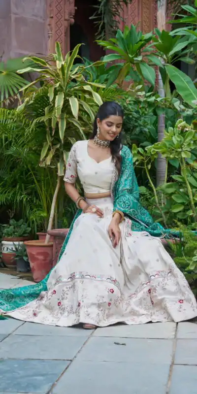 Firozi Tissue Silk Embroidery Work Lehenga Choli | Lehenga, Bollywood Lehenga, Creative Lehenga, Designer Lehenga, Embroidered Lehenga, Party Wear Lehenga