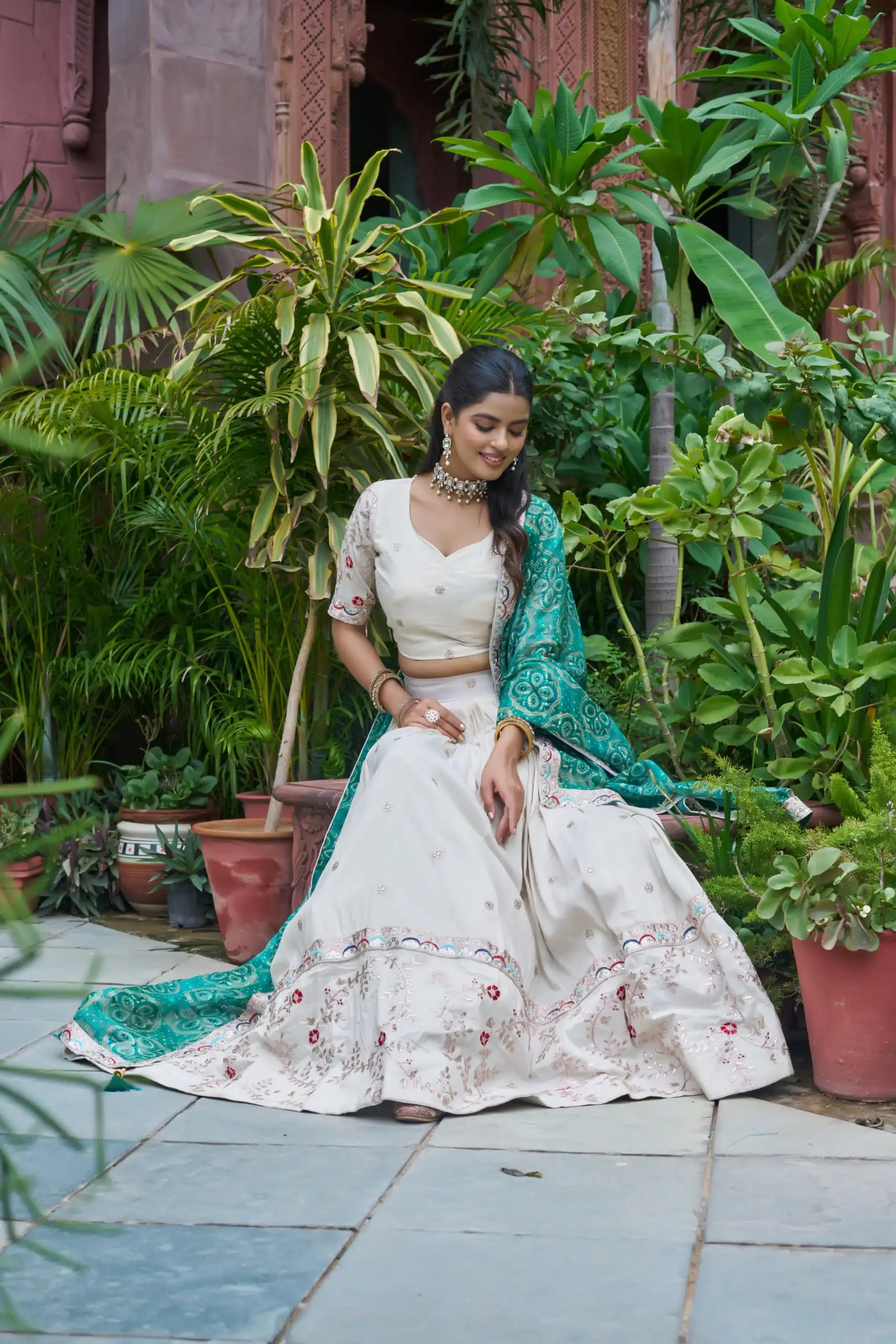 Firozi Tissue Silk Embroidery Work Lehenga Choli | Lehenga, Bollywood Lehenga, Creative Lehenga, Designer Lehenga, Embroidered Lehenga, Party Wear Lehenga