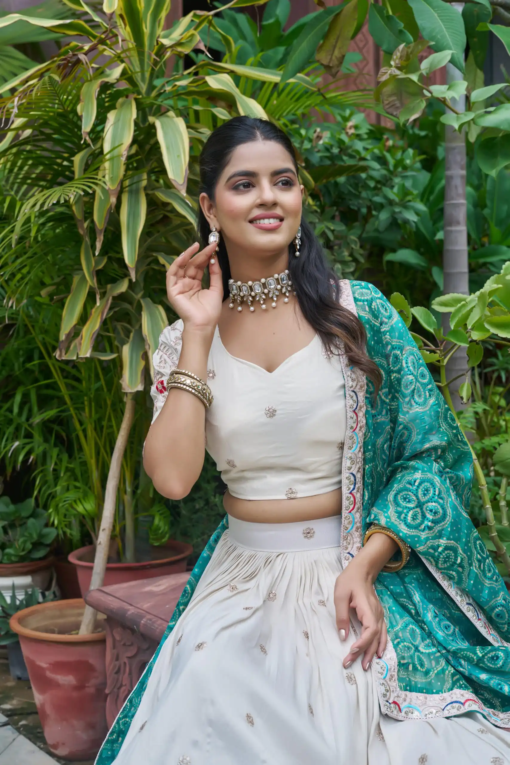 Firozi Tissue Silk Embroidery Work Lehenga Choli | Lehenga, Bollywood Lehenga, Creative Lehenga, Designer Lehenga, Embroidered Lehenga, Party Wear Lehenga