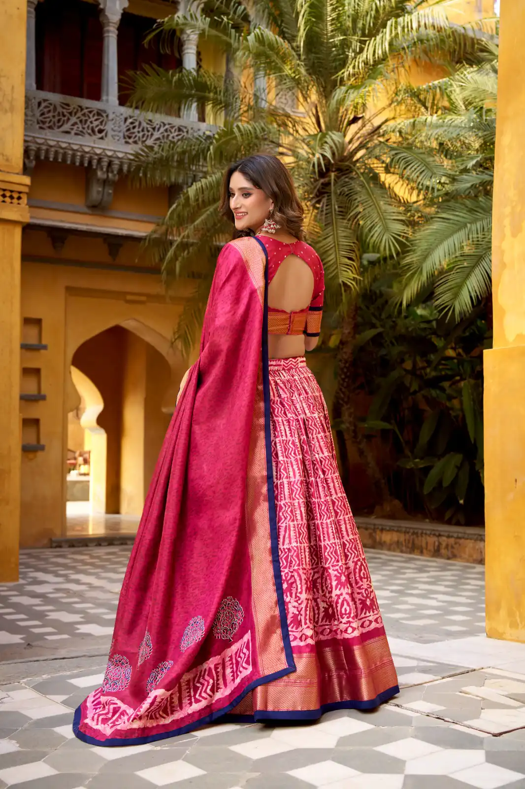 Gajari Dola Silk Zari Weaving Work Lehenga Choli | Lehenga, Bollywood Lehenga, Creative Lehenga, Designer Lehenga, Embroidered Lehenga, Party Wear Lehenga