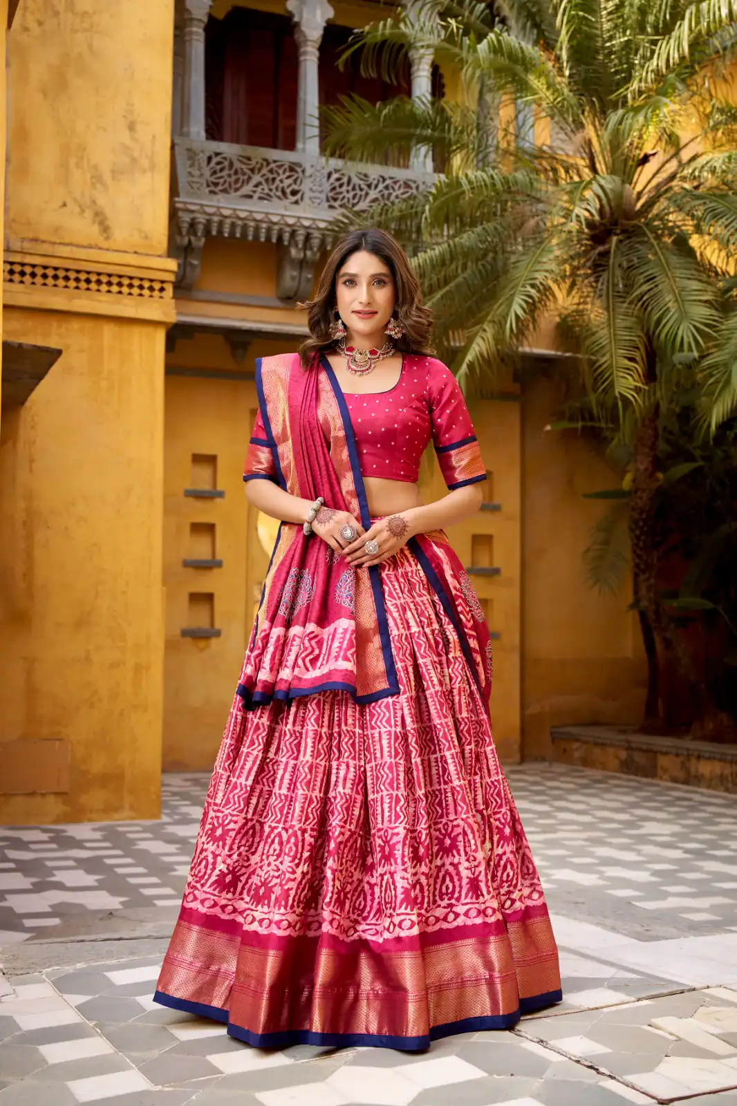 Gajari Dola Silk Zari Weaving Work Lehenga Choli | Lehenga, Bollywood Lehenga, Creative Lehenga, Designer Lehenga, Embroidered Lehenga, Party Wear Lehenga