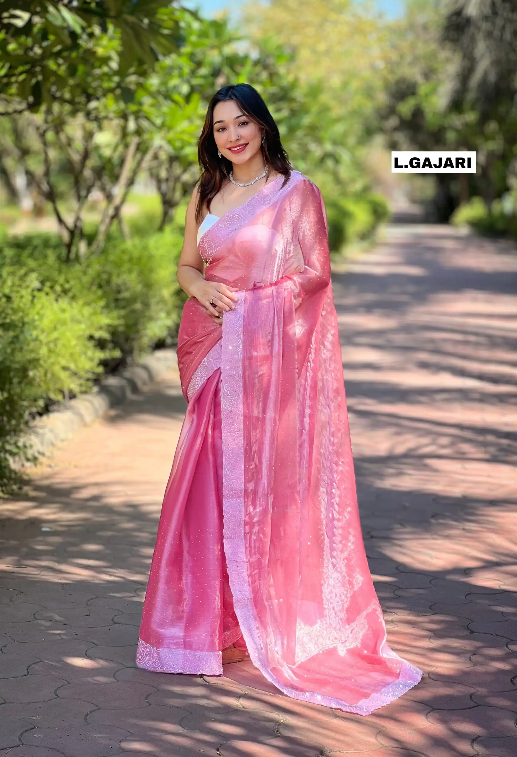 Gajari Silk Diamond Sequins Saree | Sarees, Bollywood Sarees, Creative Sarees, Designer Sarees, Embroidered Sarees, Ethnic Saree, Modern Digital sarees, Party Wear Sarees
