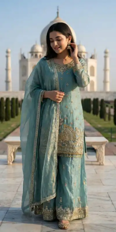 Grand Sky Blue Fendy Silk Sequence Work Salwar Suit | Jump Suits, Salwar suit, Casual Suits, Creative suits, Designer Suits, Palazzo Suits, Party Wear Suits, Patiala Suits, Straight Suits