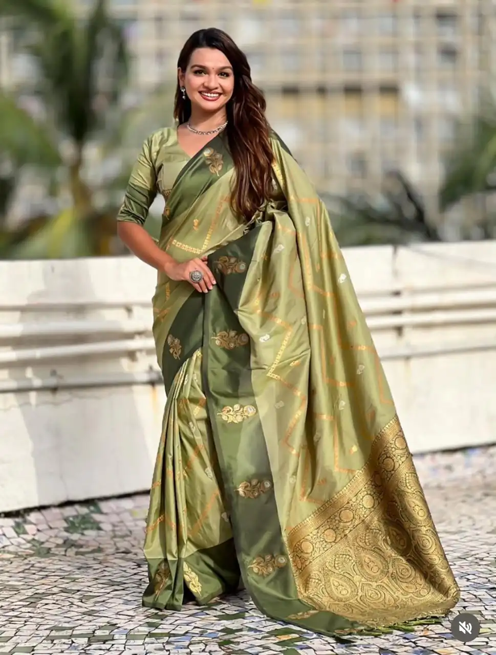 Green Banarasi Silk Weaving Zari Work Saree | Sarees, Bollywood Sarees, Creative Sarees, Designer Sarees, Embroidered Sarees, Ethnic Saree, Modern Digital sarees, Party Wear Sarees