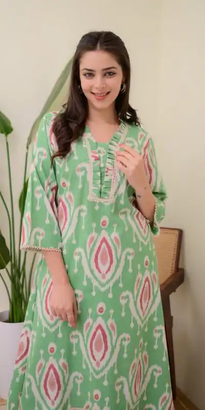 Green Rayon Wood With Print Salwar Suit | Jump Suits, Salwar suit, Casual Suits, Creative suits, Designer Suits, Palazzo Suits, Party Wear Suits, Patiala Suits, Straight Suits