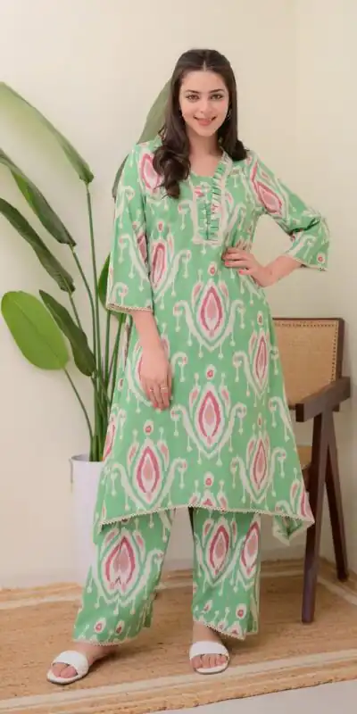 Green Rayon Wood With Print Salwar Suit | Jump Suits, Salwar suit, Casual Suits, Creative suits, Designer Suits, Palazzo Suits, Party Wear Suits, Patiala Suits, Straight Suits
