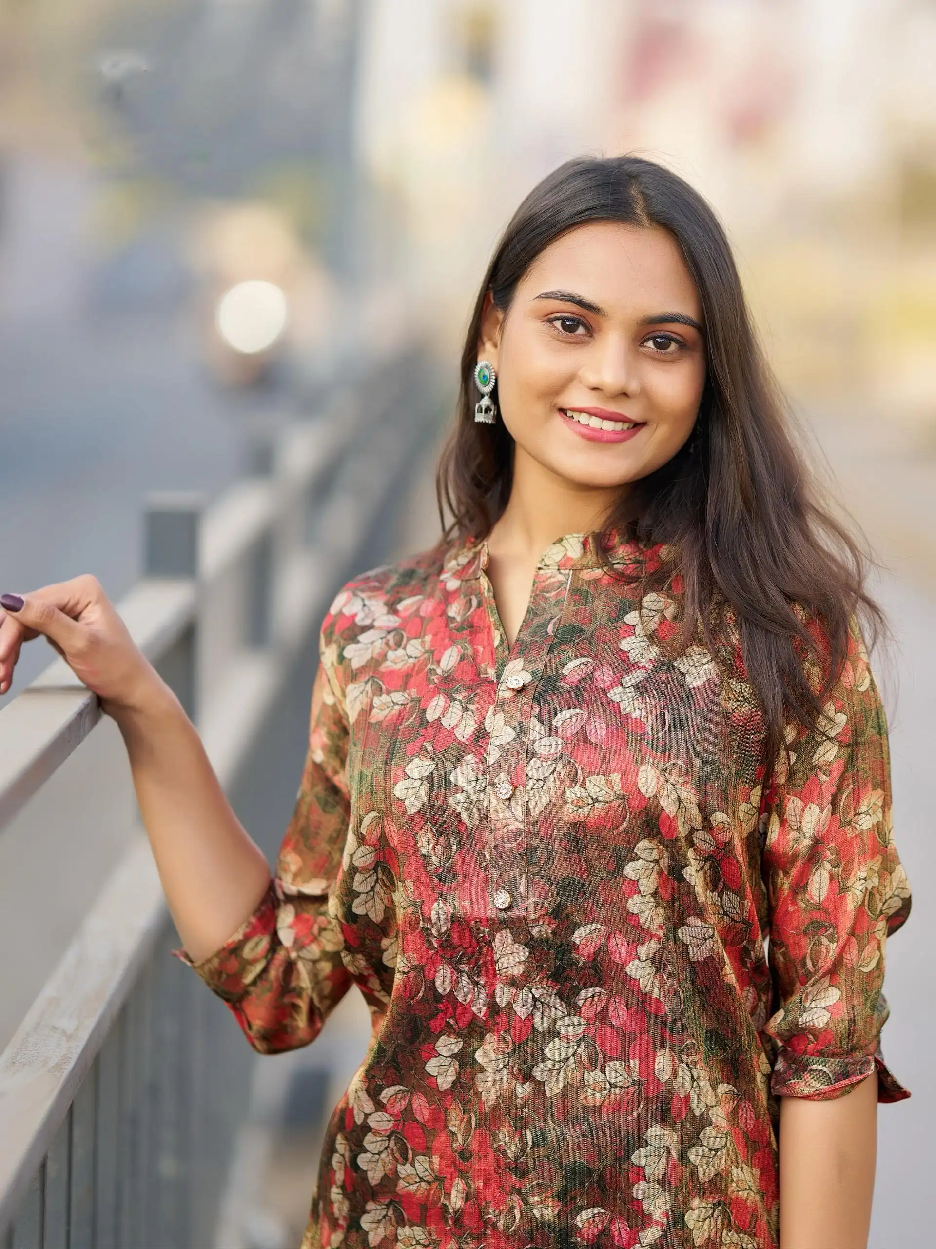 Green Simmer Silk Office Wear Printed Kurti | Kurti, Bollywood Kurti, Creative Kurtis, Designer Kurti, Party Wear Kurti, Selfie Kurti