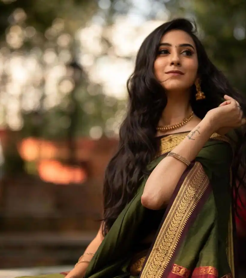 Green Soft Silk Cloth Jacquard All Over Saree | Sarees, Bollywood Sarees, Creative Sarees, Designer Sarees, Embroidered Sarees, Ethnic Saree, Modern Digital sarees, Party Wear Sarees