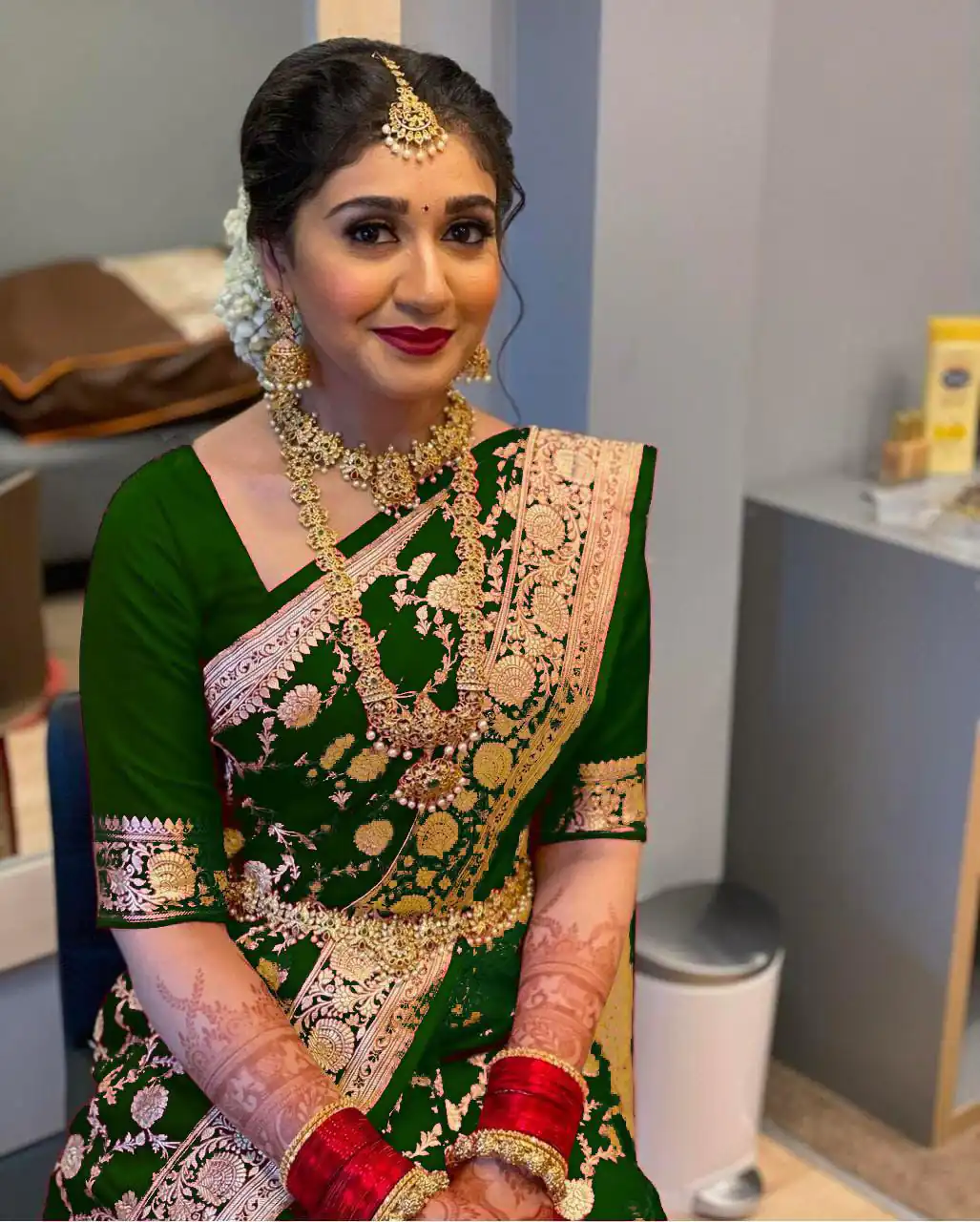 Green Soft Silk Jacquard All Over Saree | Sarees, Bollywood Sarees, Creative Sarees, Designer Sarees, Embroidered Sarees, Ethnic Saree, Modern Digital sarees, Party Wear Sarees