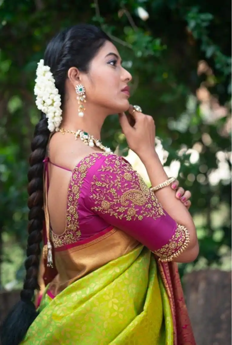 Green Soft Silk Jacquard Work Saree | Sarees, Bollywood Sarees, Creative Sarees, Designer Sarees, Embroidered Sarees, Ethnic Saree, Modern Digital sarees, Party Wear Sarees