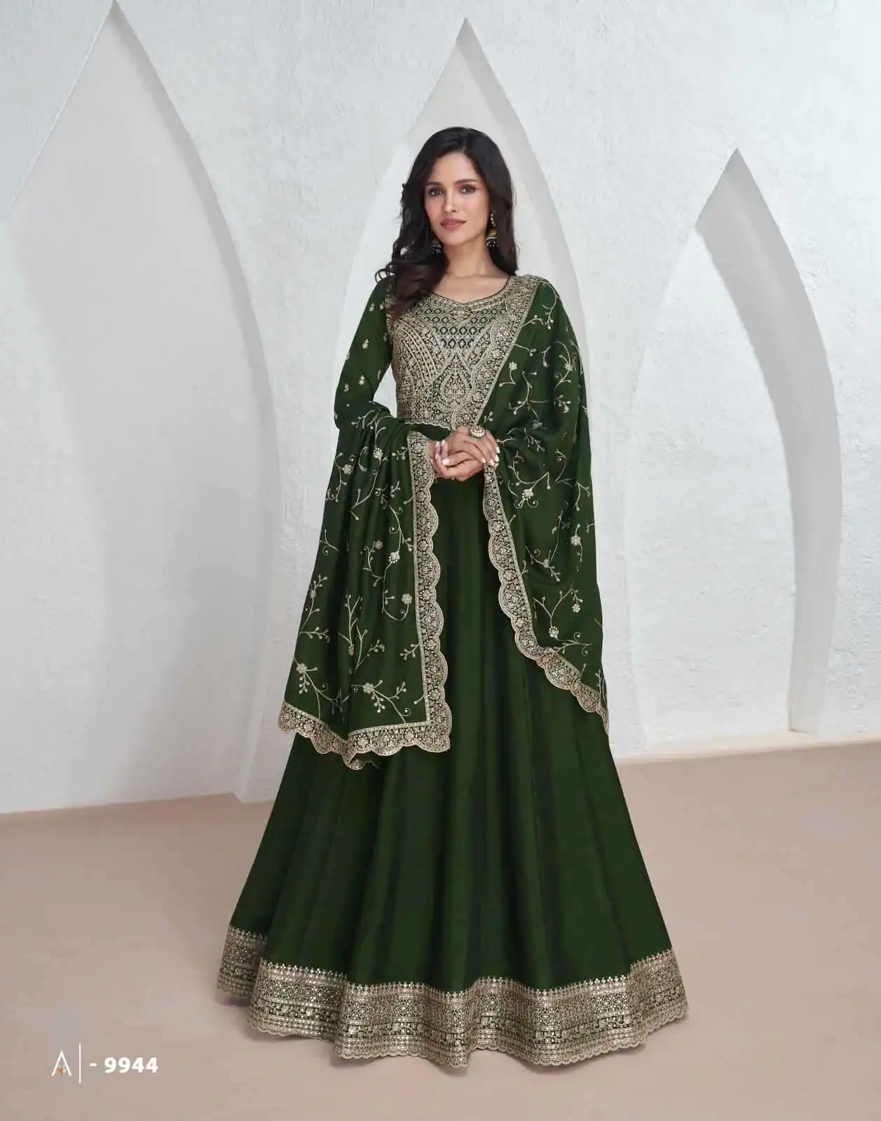 Green Vichitra Embroidery Lace Work Salwar Suit | Jump Suits, Salwar suit, Casual Suits, Creative suits, Designer Suits, Palazzo Suits, Party Wear Suits, Patiala Suits, Straight Suits
