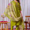 Green Viscose Silk Thread Embroider Work Salwar Suit | Jump Suits, Salwar suit, Casual Suits, Creative suits, Designer Suits, Palazzo Suits, Party Wear Suits, Patiala Suits, Straight Suits