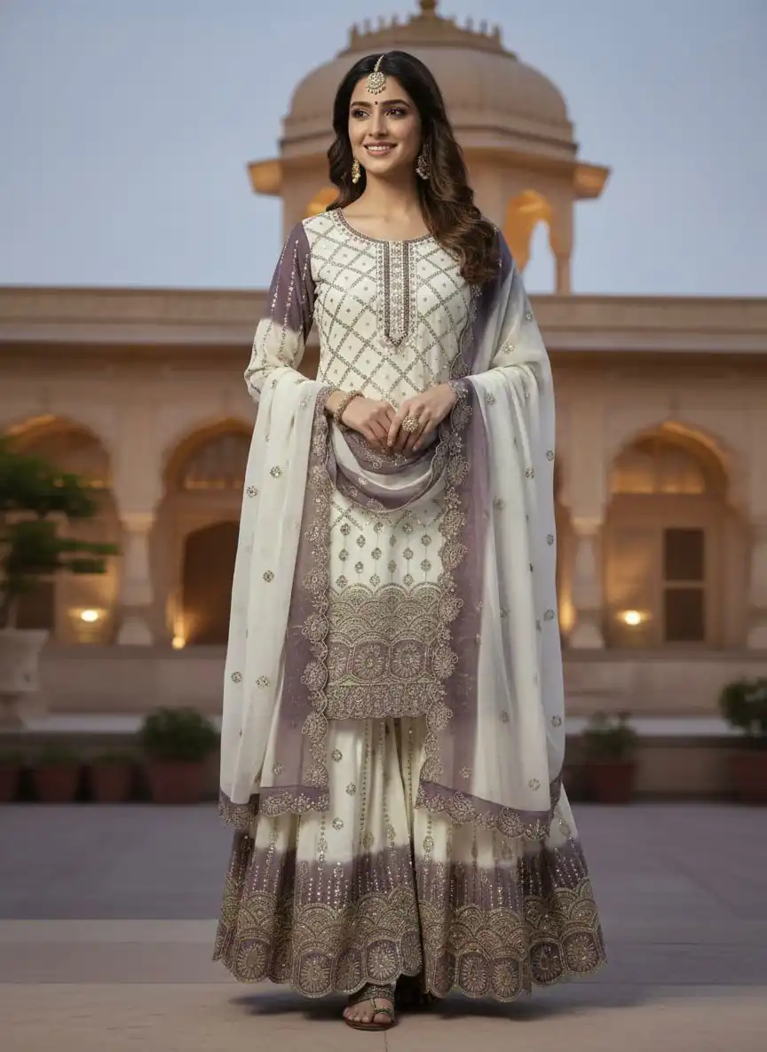 Lavender Dual Star Georgette Sequence Work Salwar Suit | Jump Suits, Salwar suit, Casual Suits, Creative suits, Designer Suits, Palazzo Suits, Party Wear Suits, Patiala Suits, Straight Suits